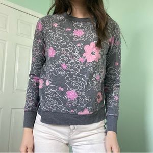 floral crewneck